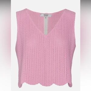 Crosby By Mollie Burch Scallop sweater tank